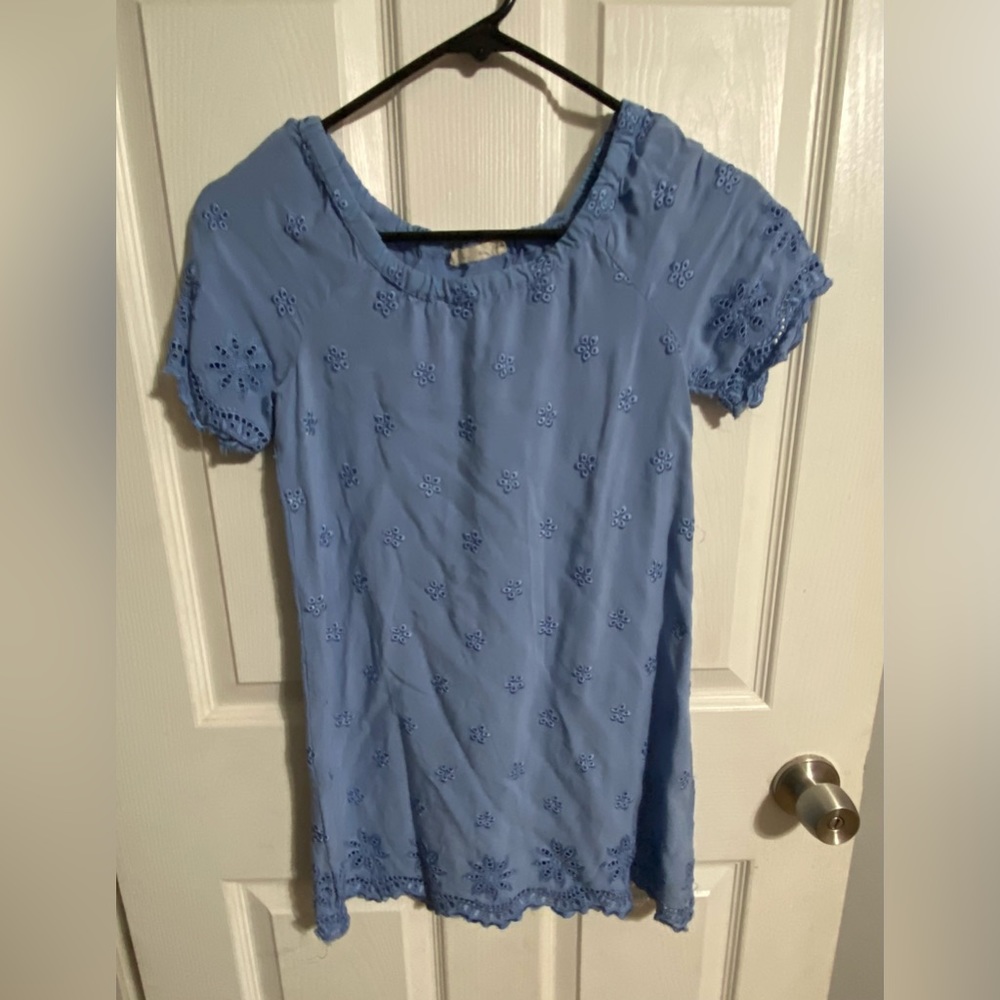 Girls light blue dress - youth size medium